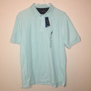 Mens NAUTICA Polo Light Blue Size M